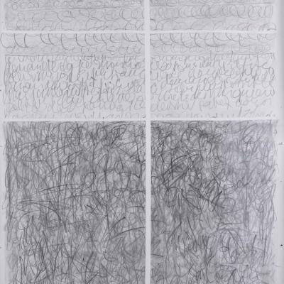 Papier 2 110 X 155 Cm Crayon Graphite 2025